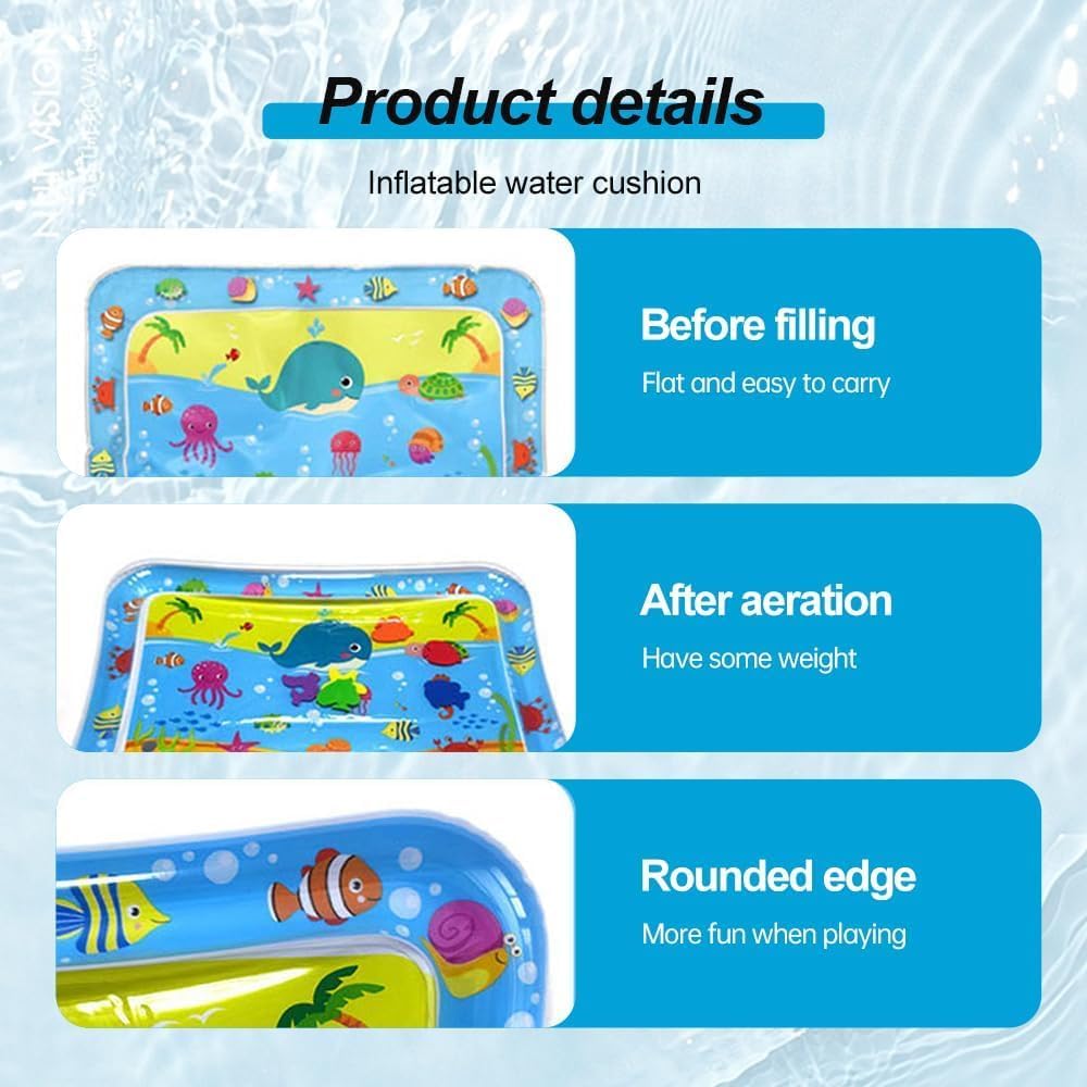 Claw-Resistant Sensory Cooling Water Mat