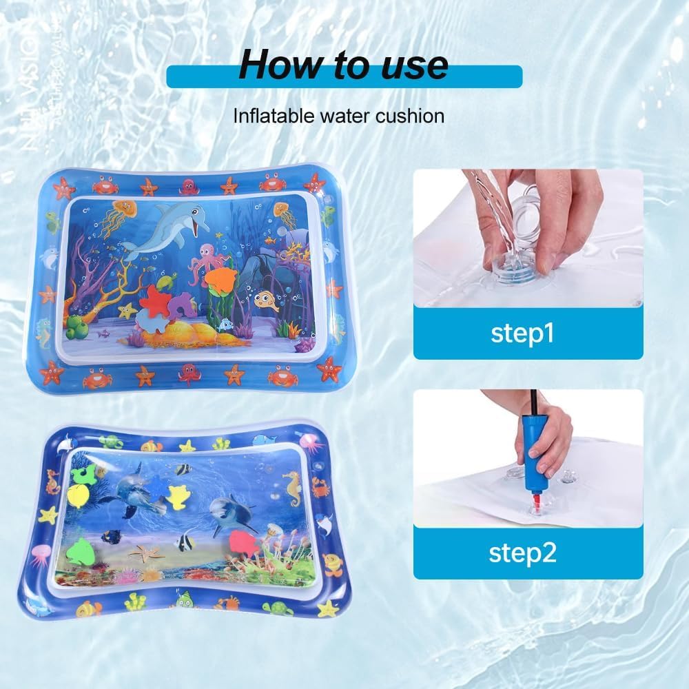 Claw-Resistant Sensory Cooling Water Mat