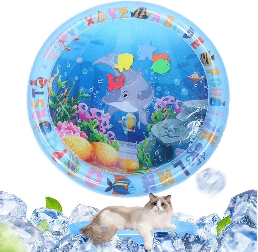 Claw-Resistant Sensory Cooling Water Mat